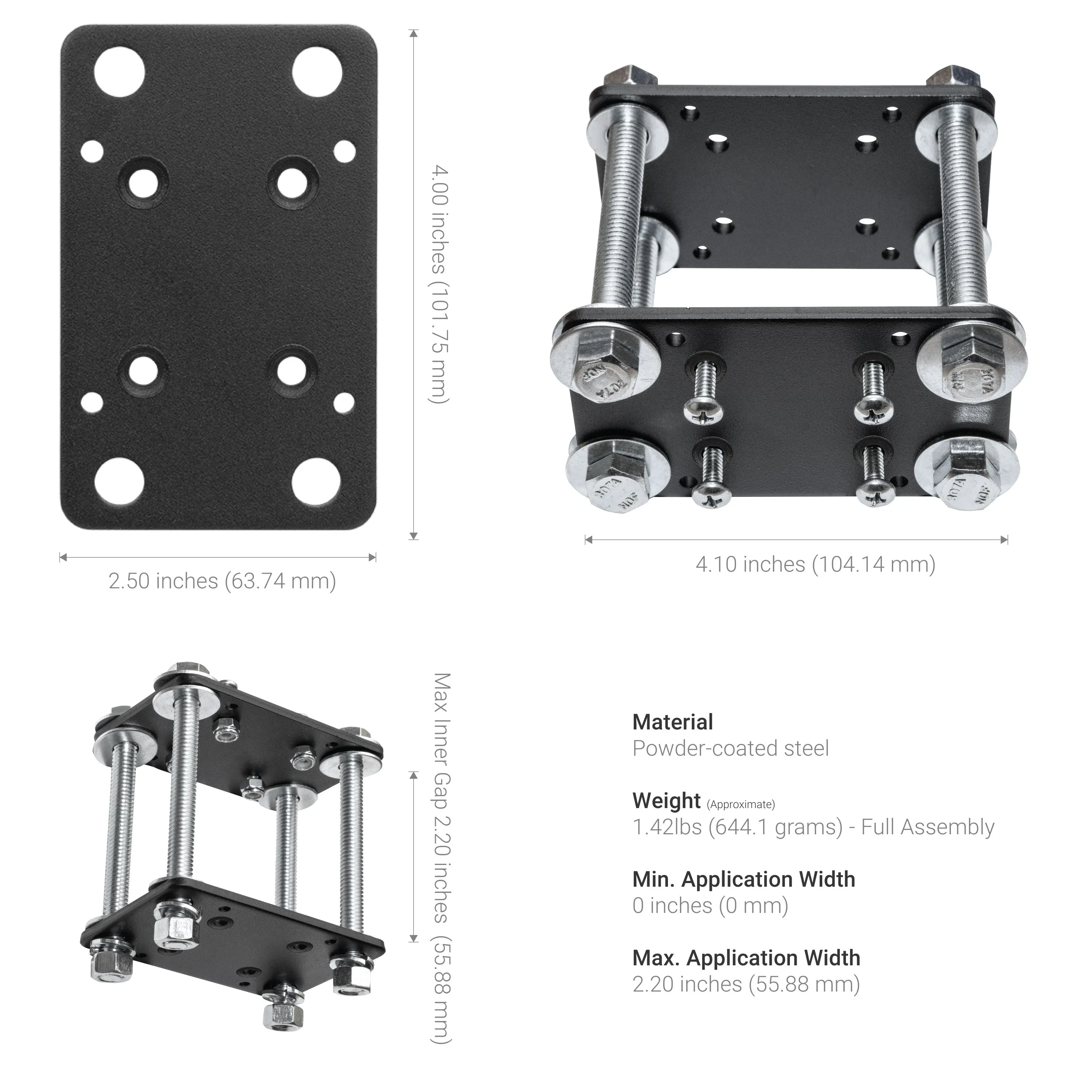 Mega Grip™ Forklift Front Guard Mount