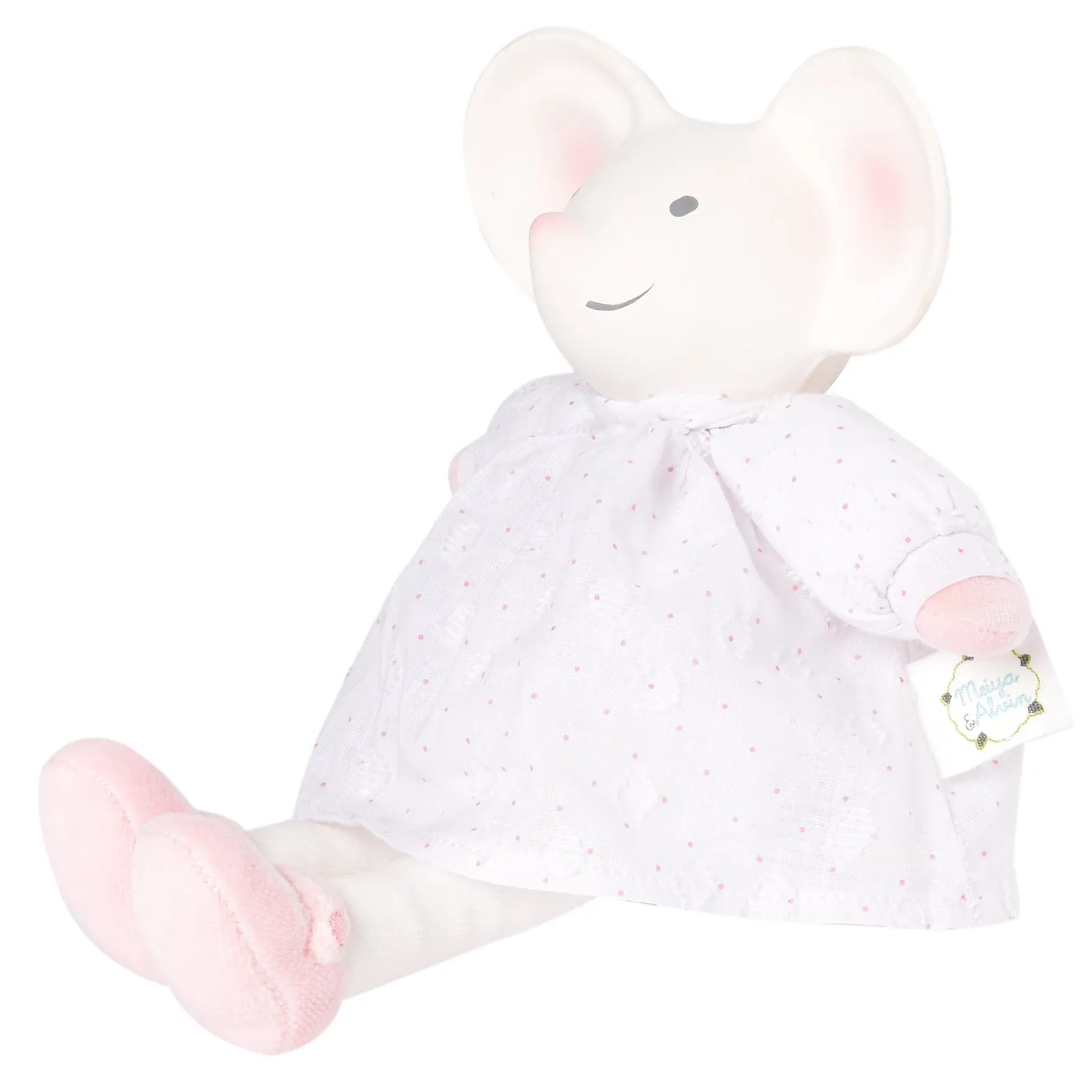 Meiya the Mouse Organic Natural Rubber Head Toy