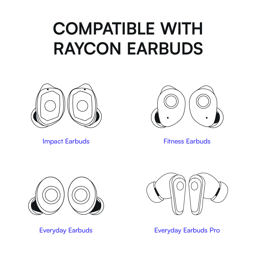 Memory Foam Ear Tips for Earbuds