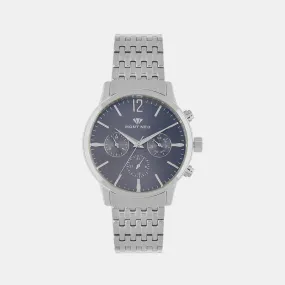 Men Blue Chronograph Stainless Steel Watch 1031M-M1105