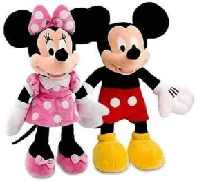 Mickey Mouse and Minnie Mouse Teddy Bear Soft Toy for Kids