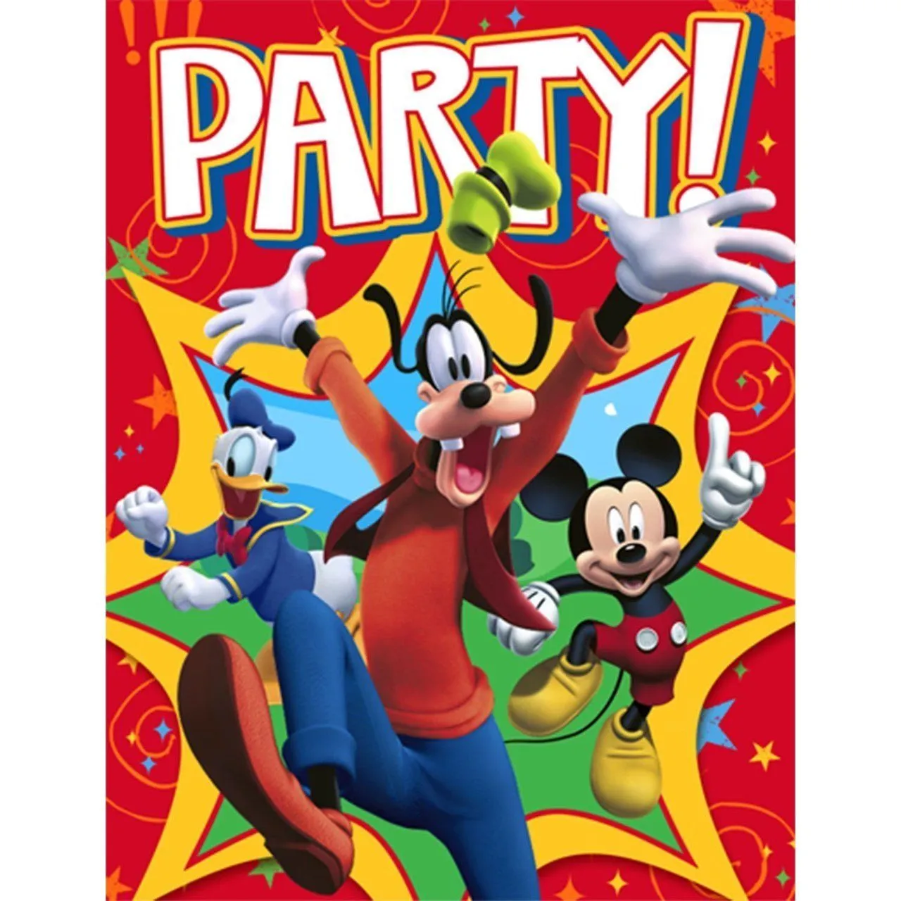 Mickey Mouse Invitations 8pk