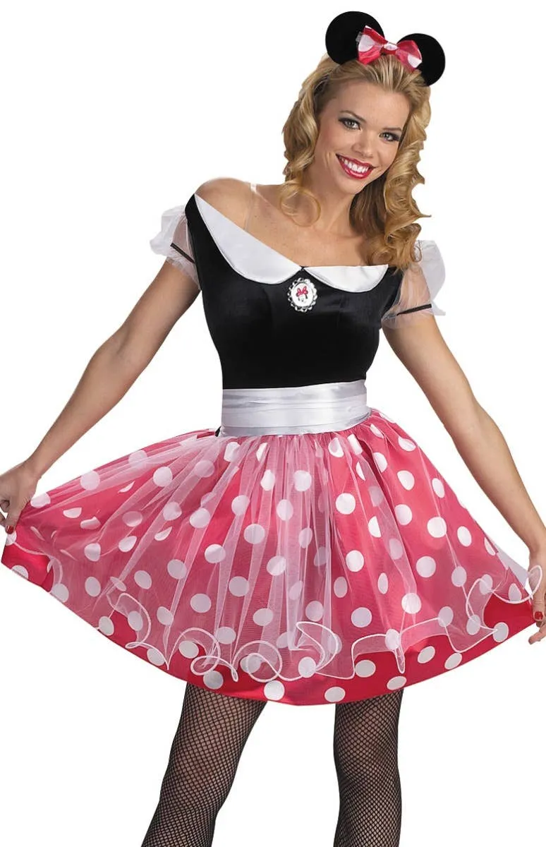 Minnie Mouse Womens Deluxe Disney Costume