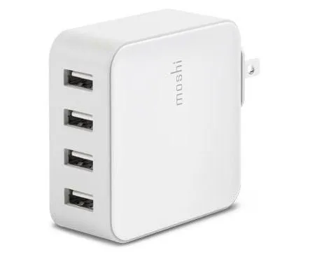 Moshi ProGeo 35 W 4-Port USB Wall Charger - 99MO022114