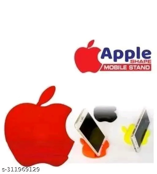 MOUNTHILLS Apple Mobile Stand - Pack of 6 (Multicolor, Anti-Slip Design)