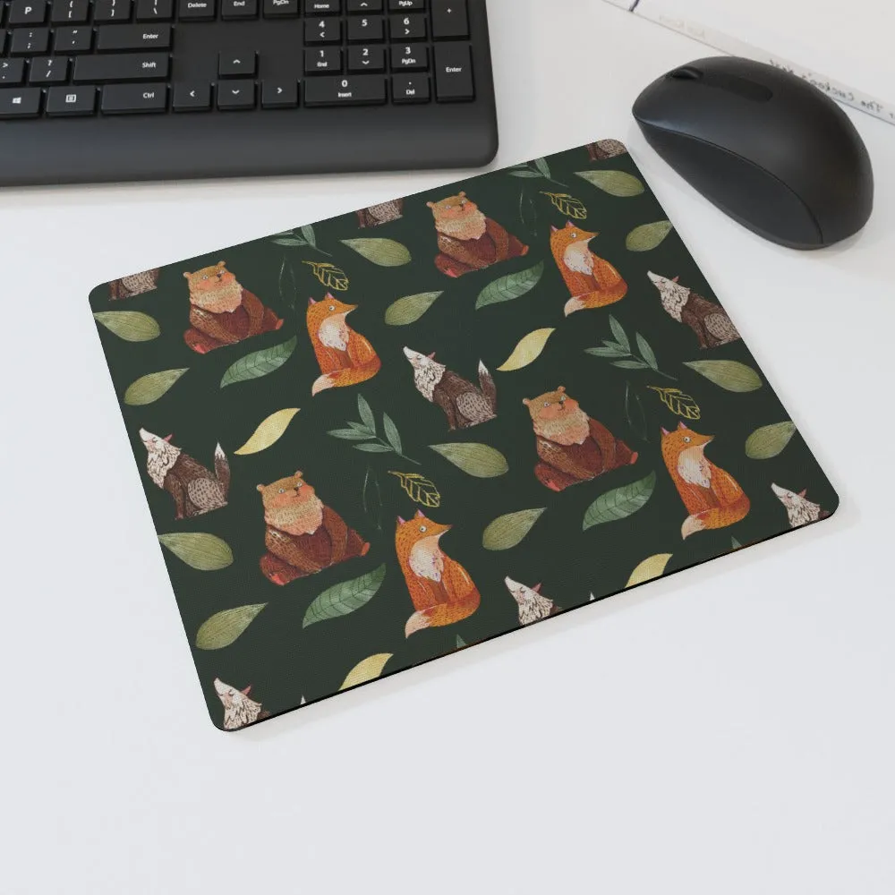 Mouse Mat - Bear.Wolf.Fox