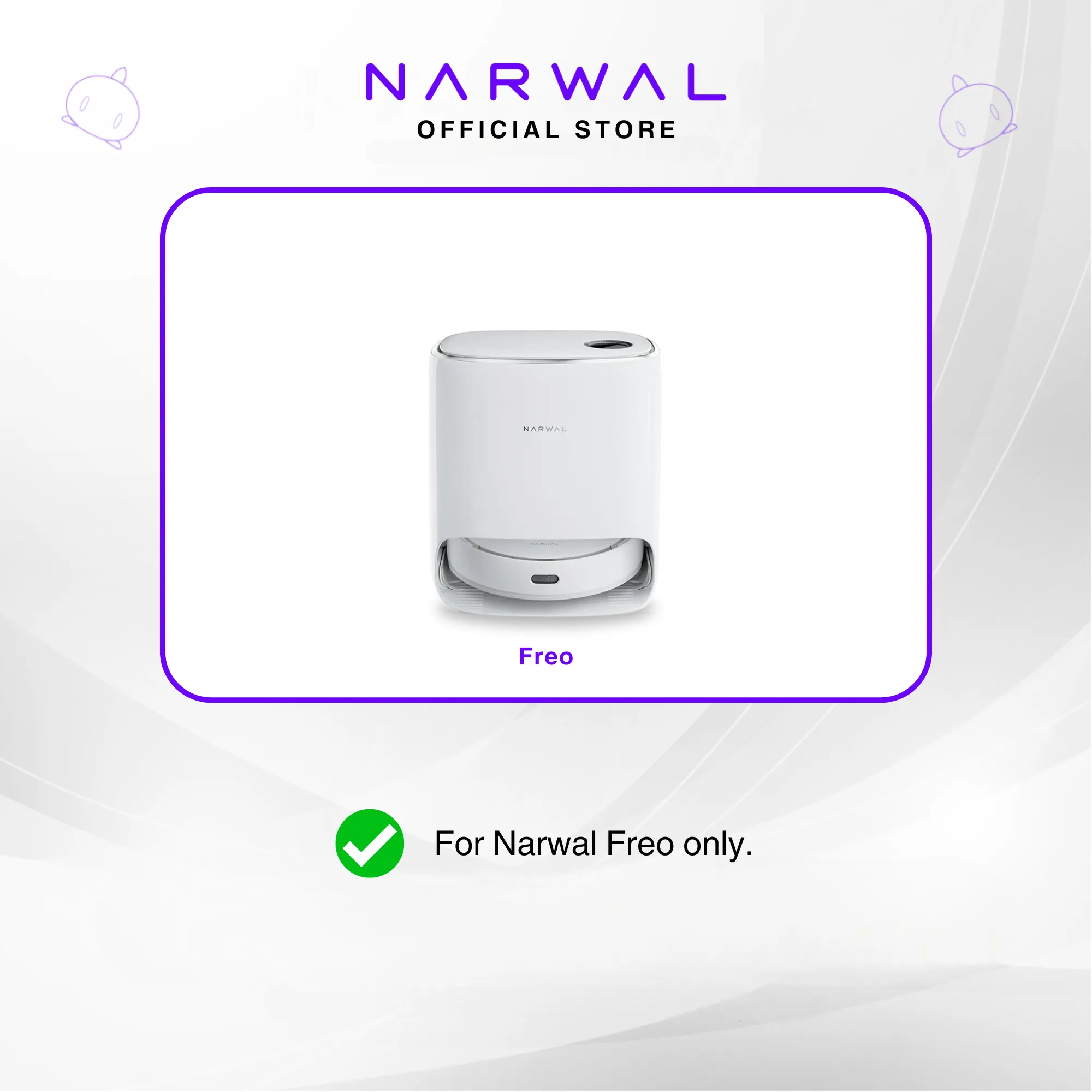 Narwal Freo Silent Roller Brush Lid Bottom Cover