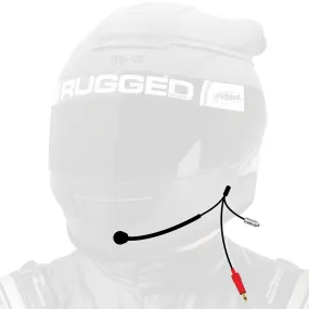 NASCAR 3C Wired Open Face Helmet Kit with M102 Military Mic