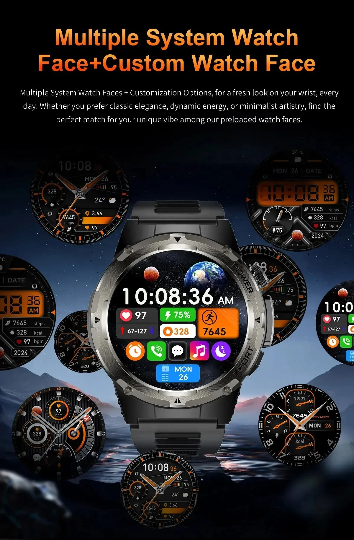 New Military Sport Smartwatch