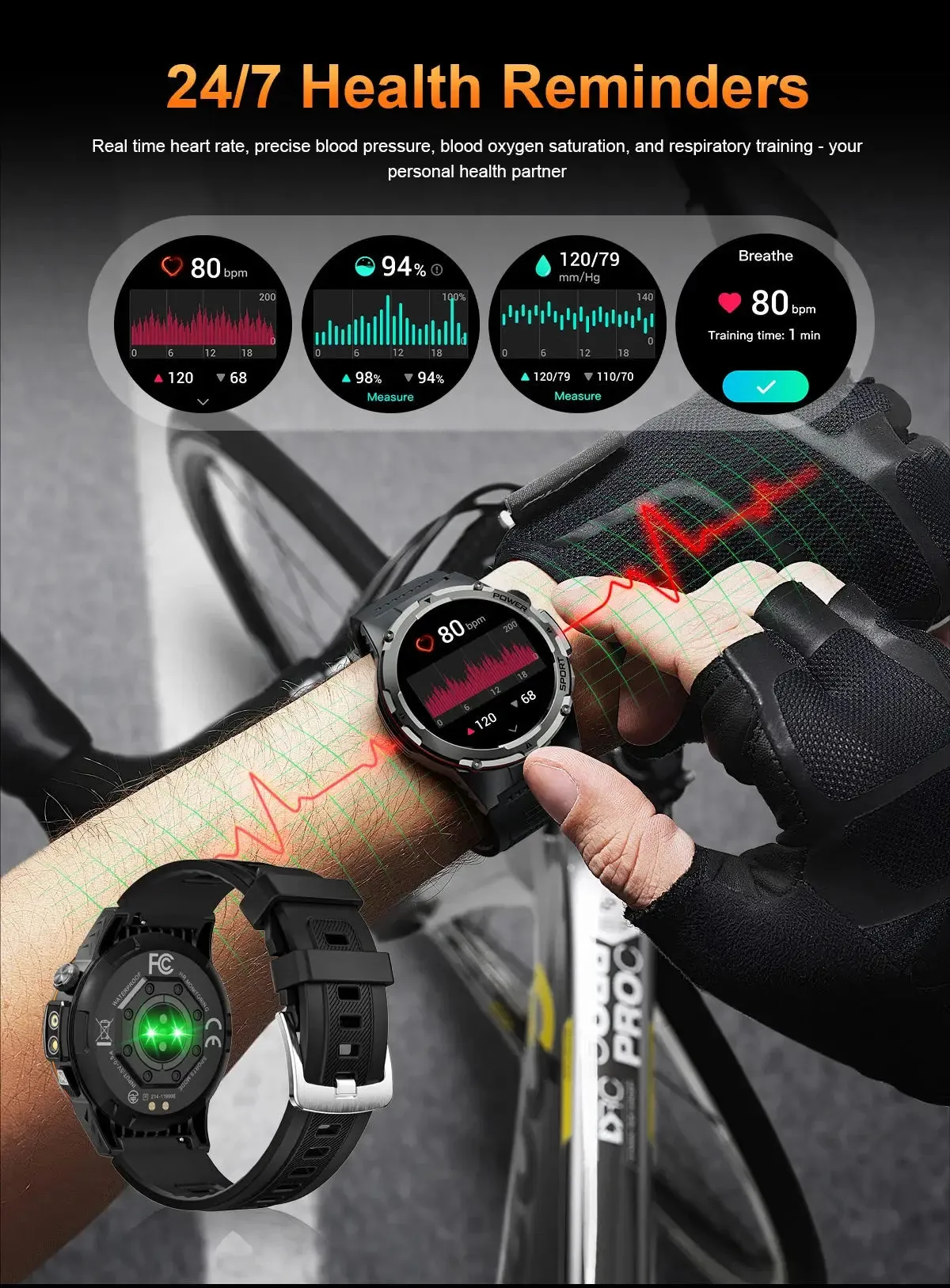 New Military Sport Smartwatch