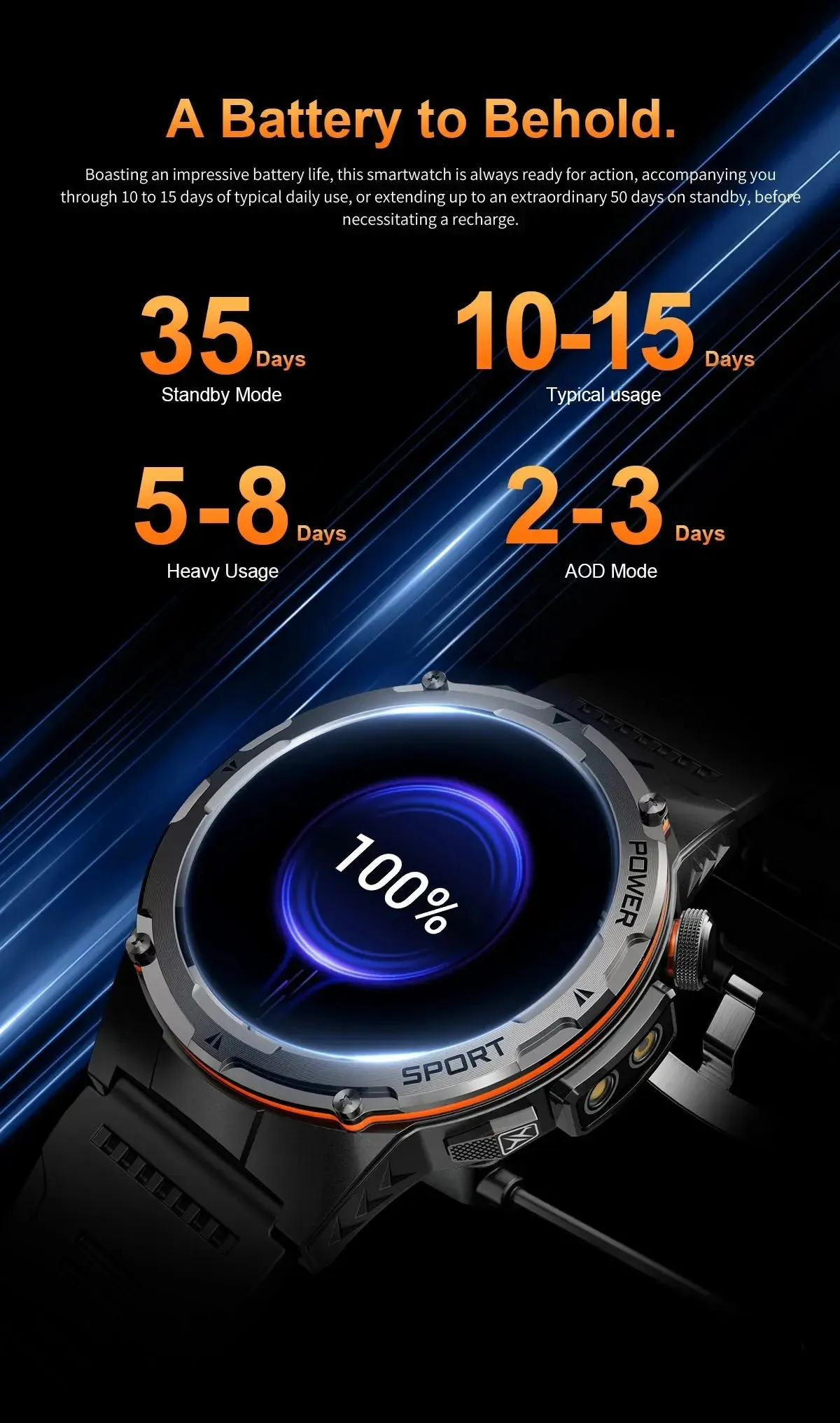 New Military Sport Smartwatch