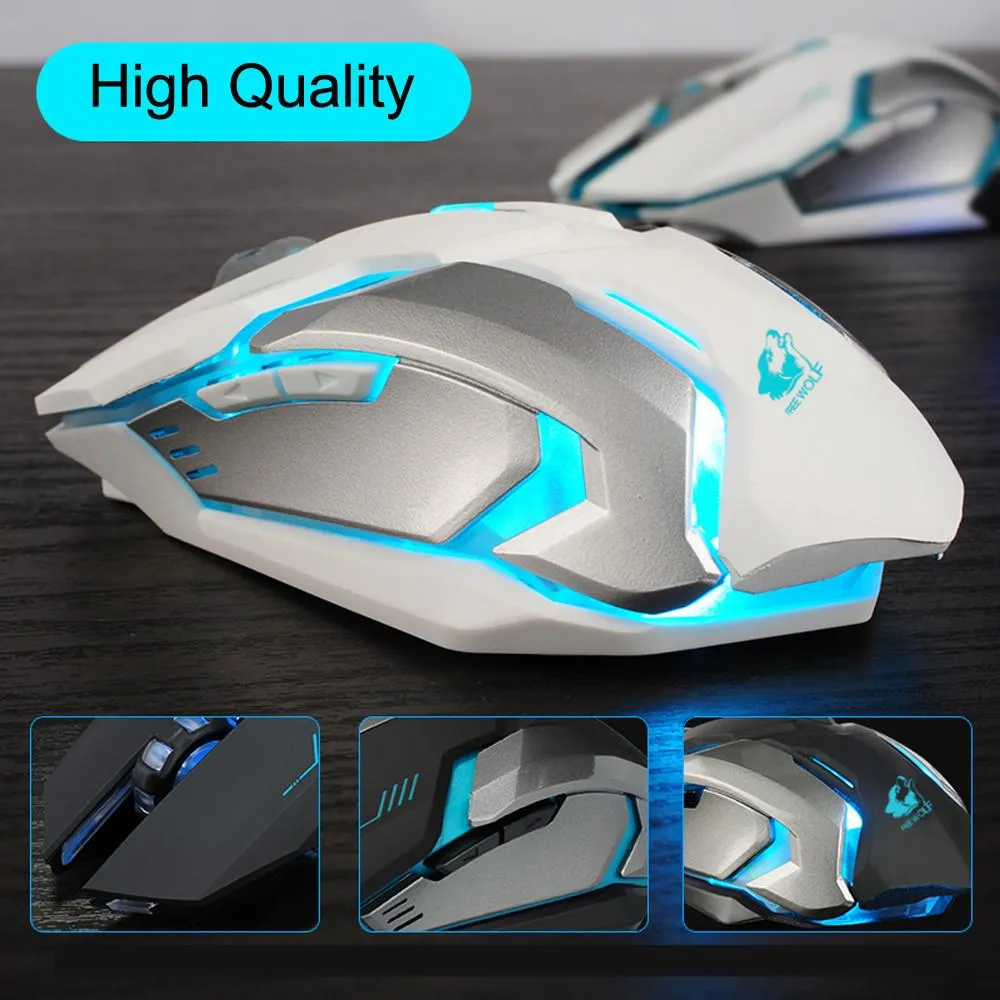 Ninja Dragon Stealth 7 Wireless Silent Gaming Mouse