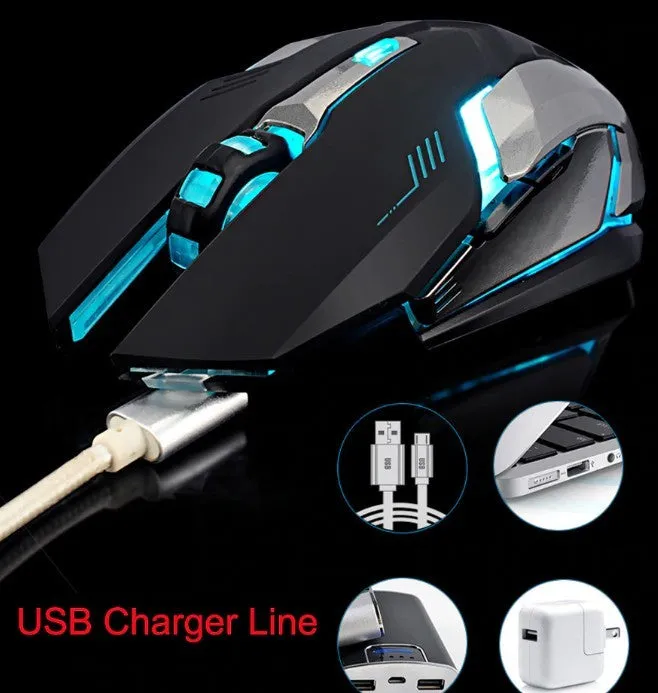 Ninja Dragon Stealth 7 Wireless Silent Gaming Mouse