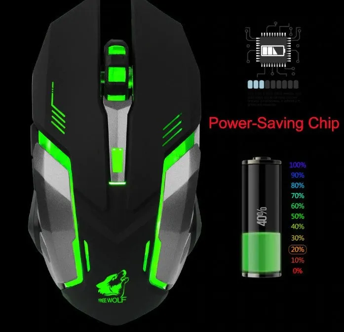 Ninja Dragon Stealth 7 Wireless Silent Gaming Mouse