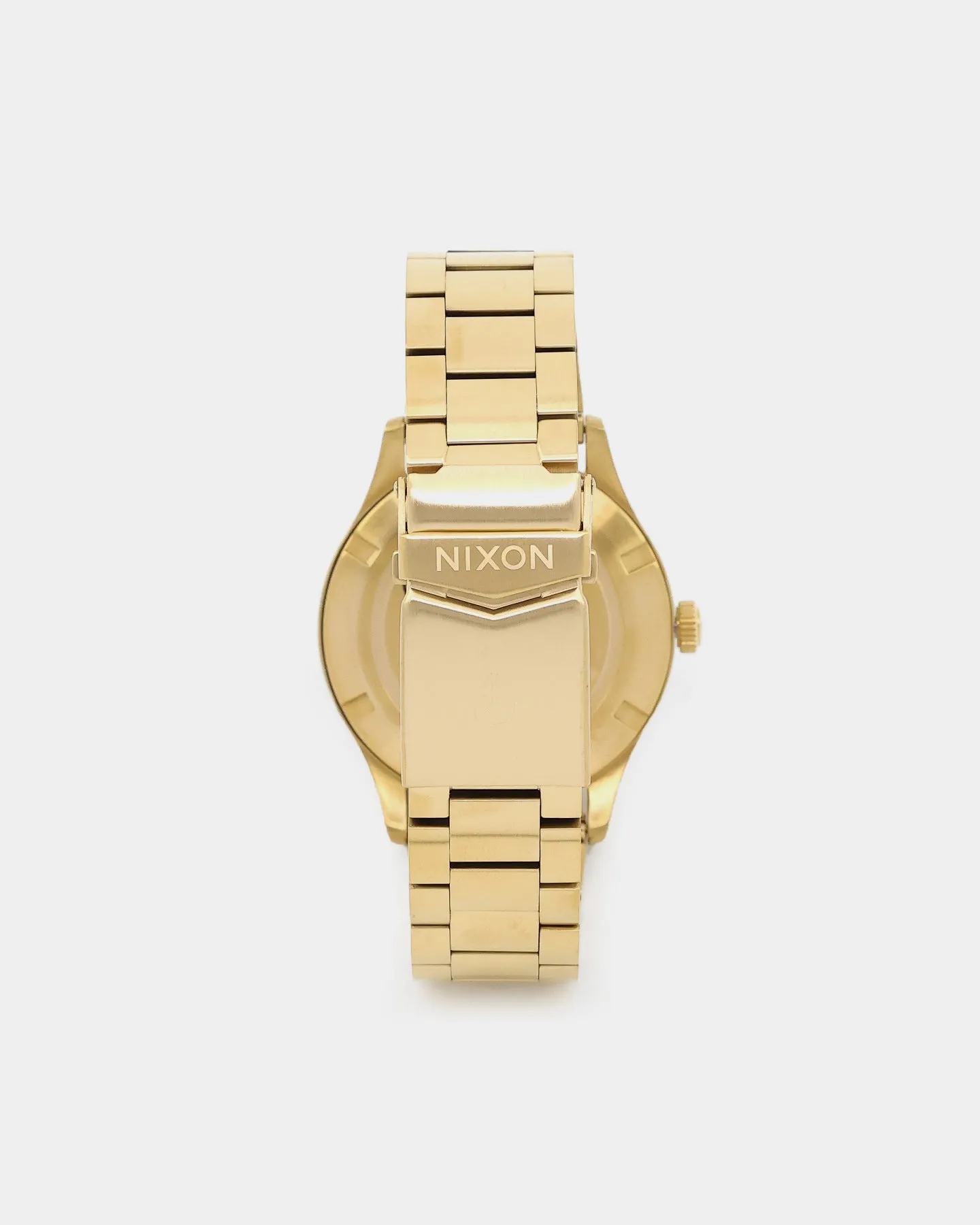 Nixon Sentry Solar Stainless Steel Watch Gold/Black