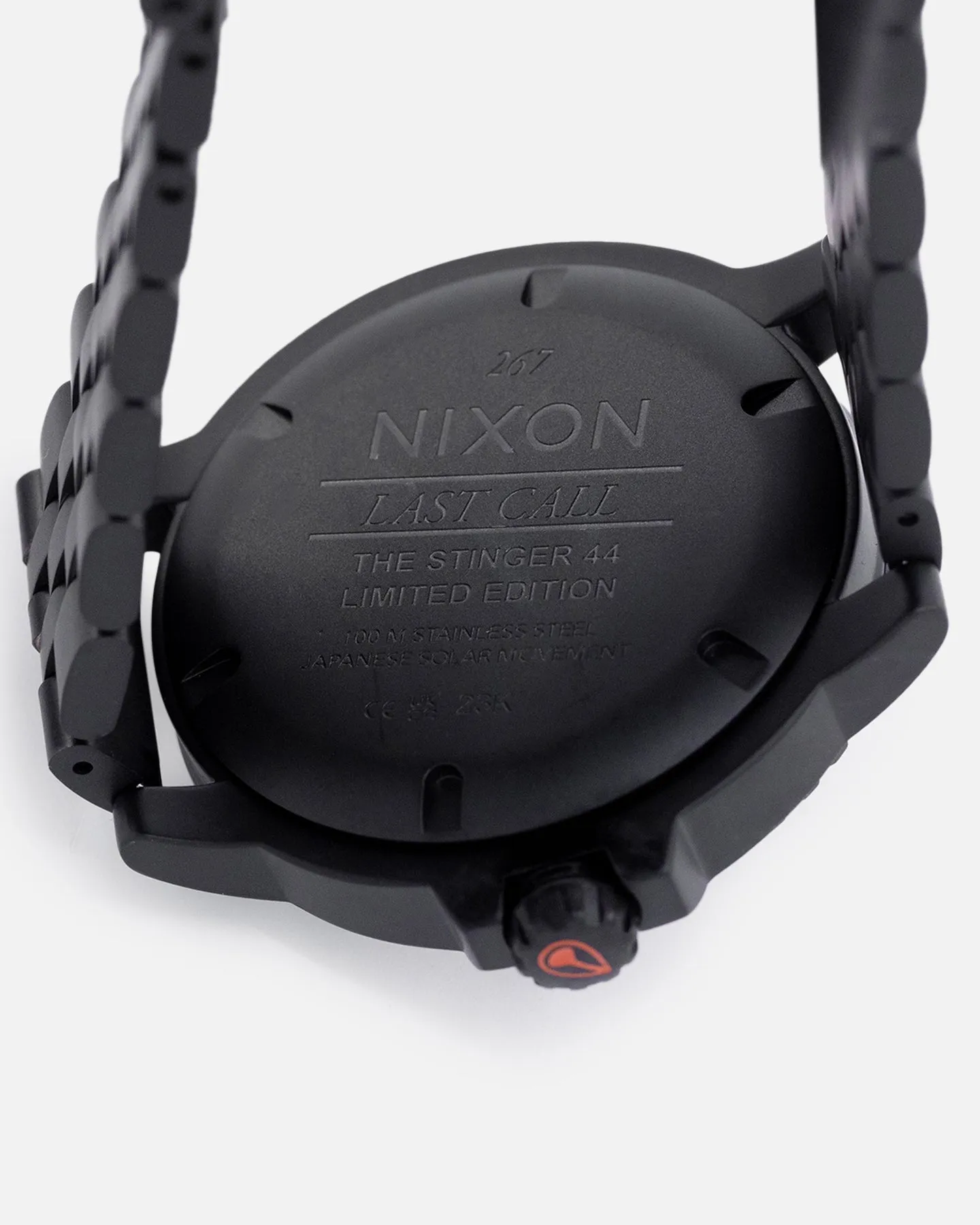 Nixon Stinger 44 Solar Watch Black/Luminescent