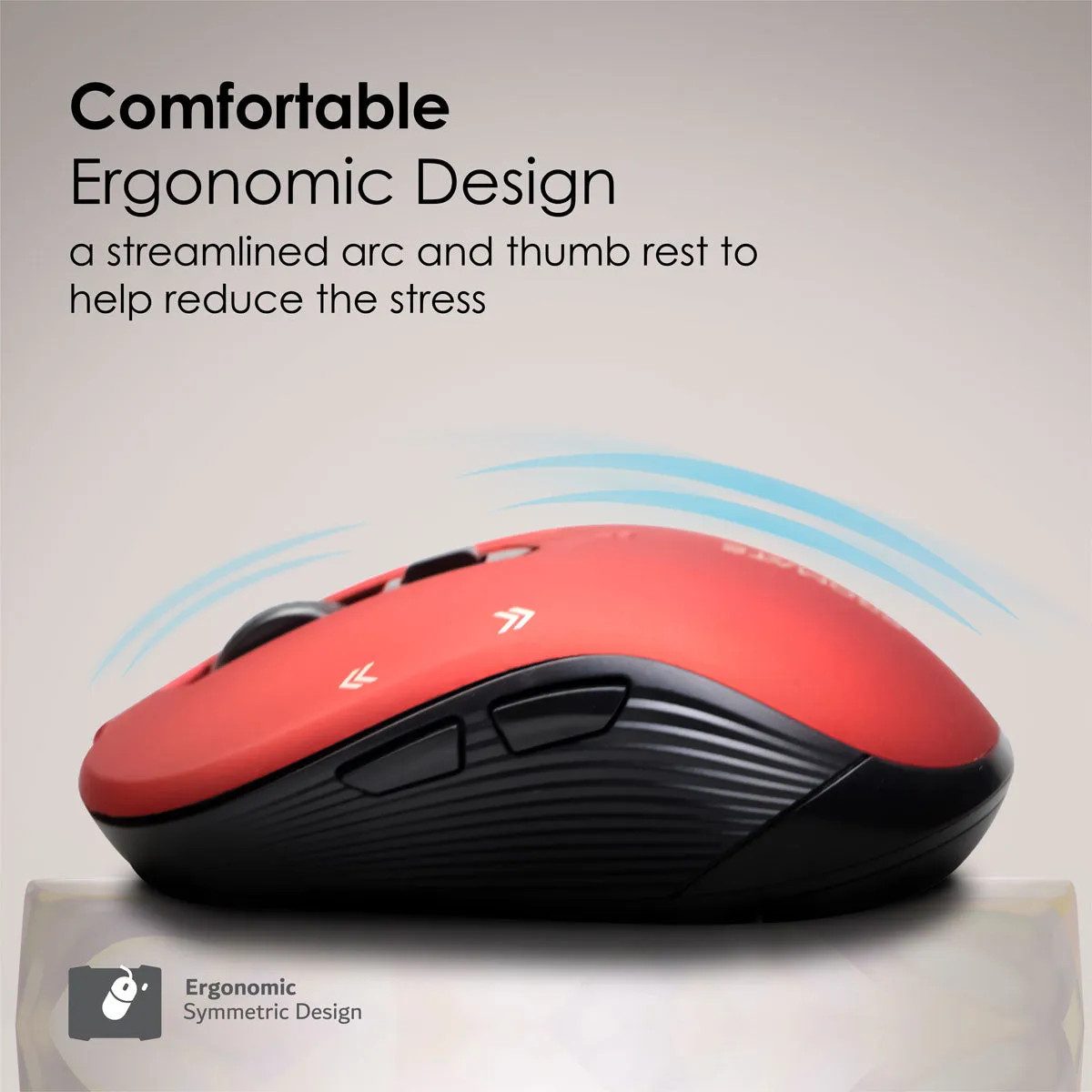 Optical Tracking Wireless Ergonomic Mouse