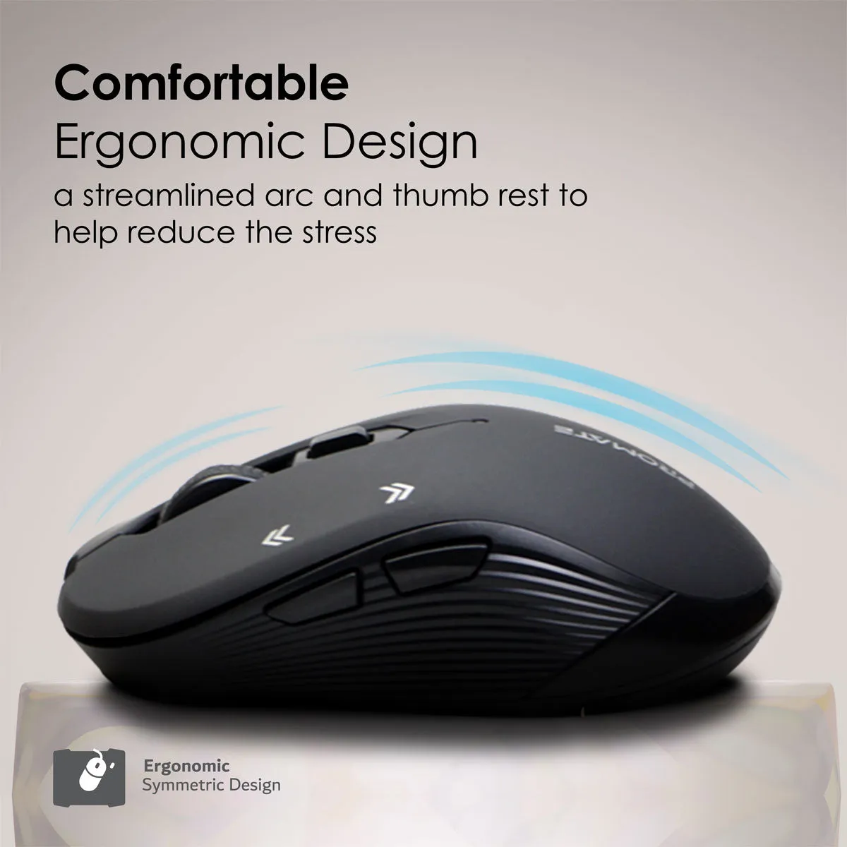 Optical Tracking Wireless Ergonomic Mouse