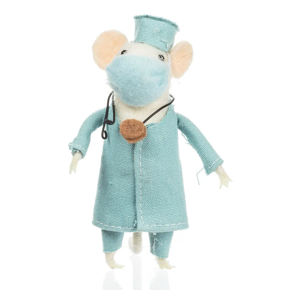 Ornament - Surgeon Mouse in Scrubs