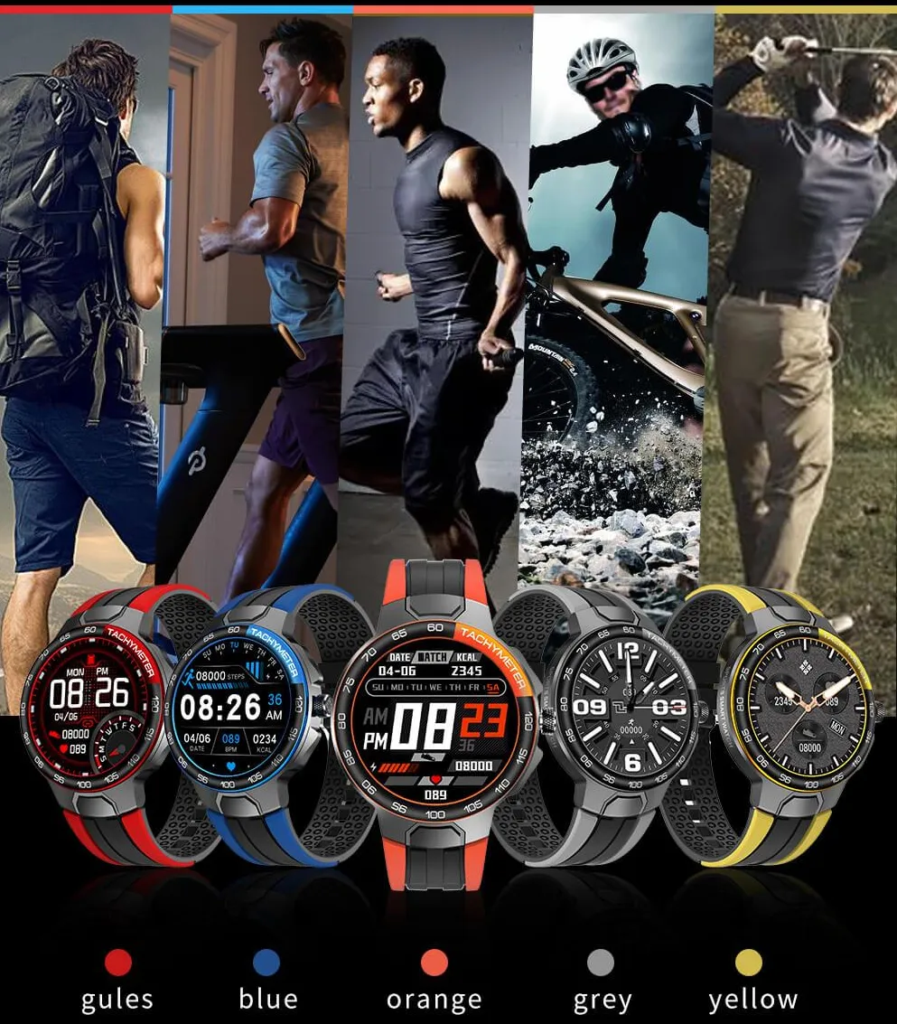 Outdoor Smart Watch With 24 excersice mode(24 sports mode/Management of female physiological period/IP68 Waterproof)