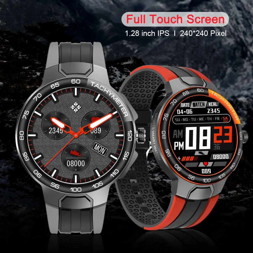 Outdoor Smart Watch With 24 excersice mode(24 sports mode/Management of female physiological period/IP68 Waterproof)