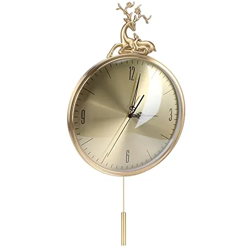 Pendulum Clock, Decorative Clock Simple Style Silent for Living Room