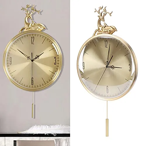 Pendulum Clock, Decorative Clock Simple Style Silent for Living Room