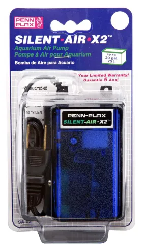 Penn Plax Silent Air X2 Air Pump