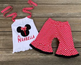 Personalized Minnie Mouse Outfit