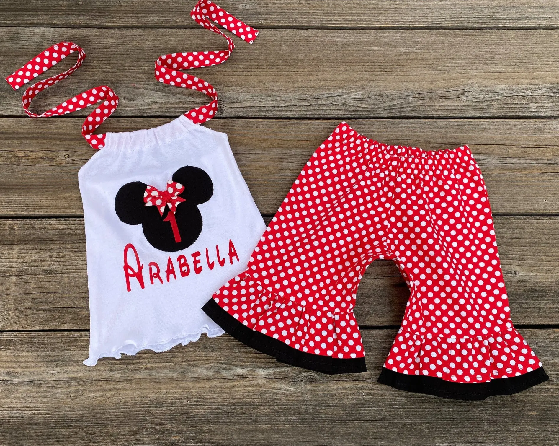 Personalized Minnie Mouse Outfit