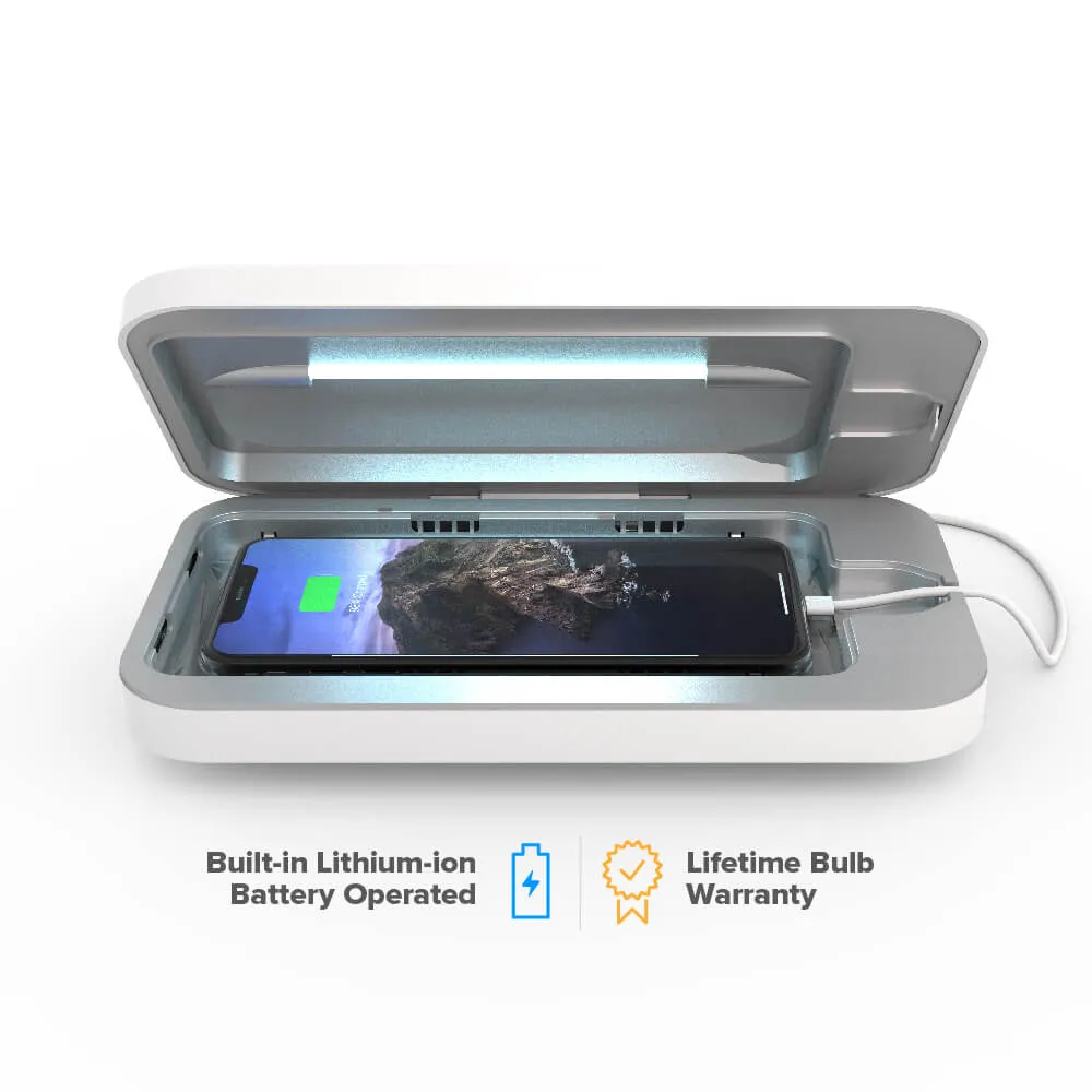 PhoneSoap Go: Battery-Powered Phone Sanitizing Device