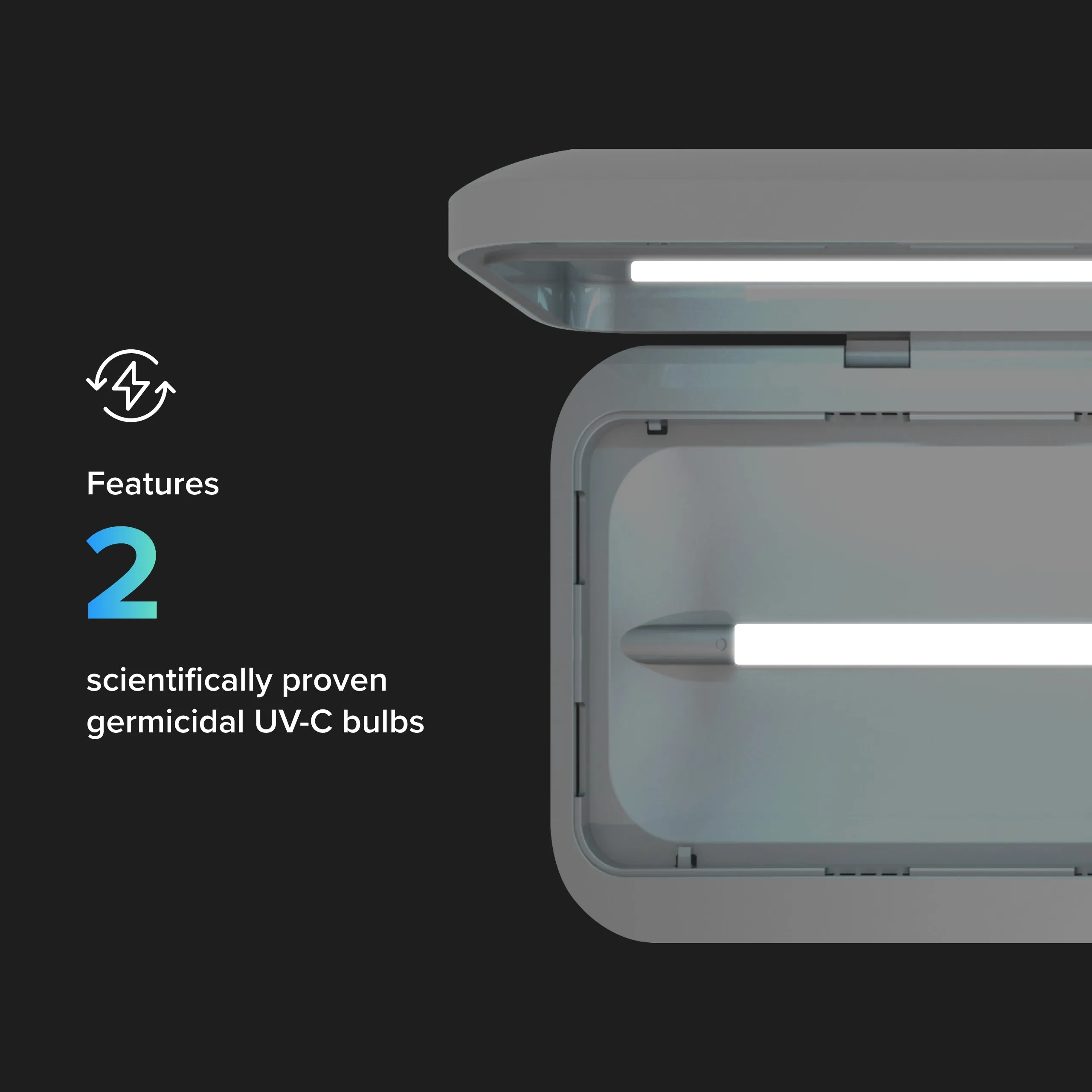 PhoneSoap Go: Battery-Powered Phone Sanitizing Device