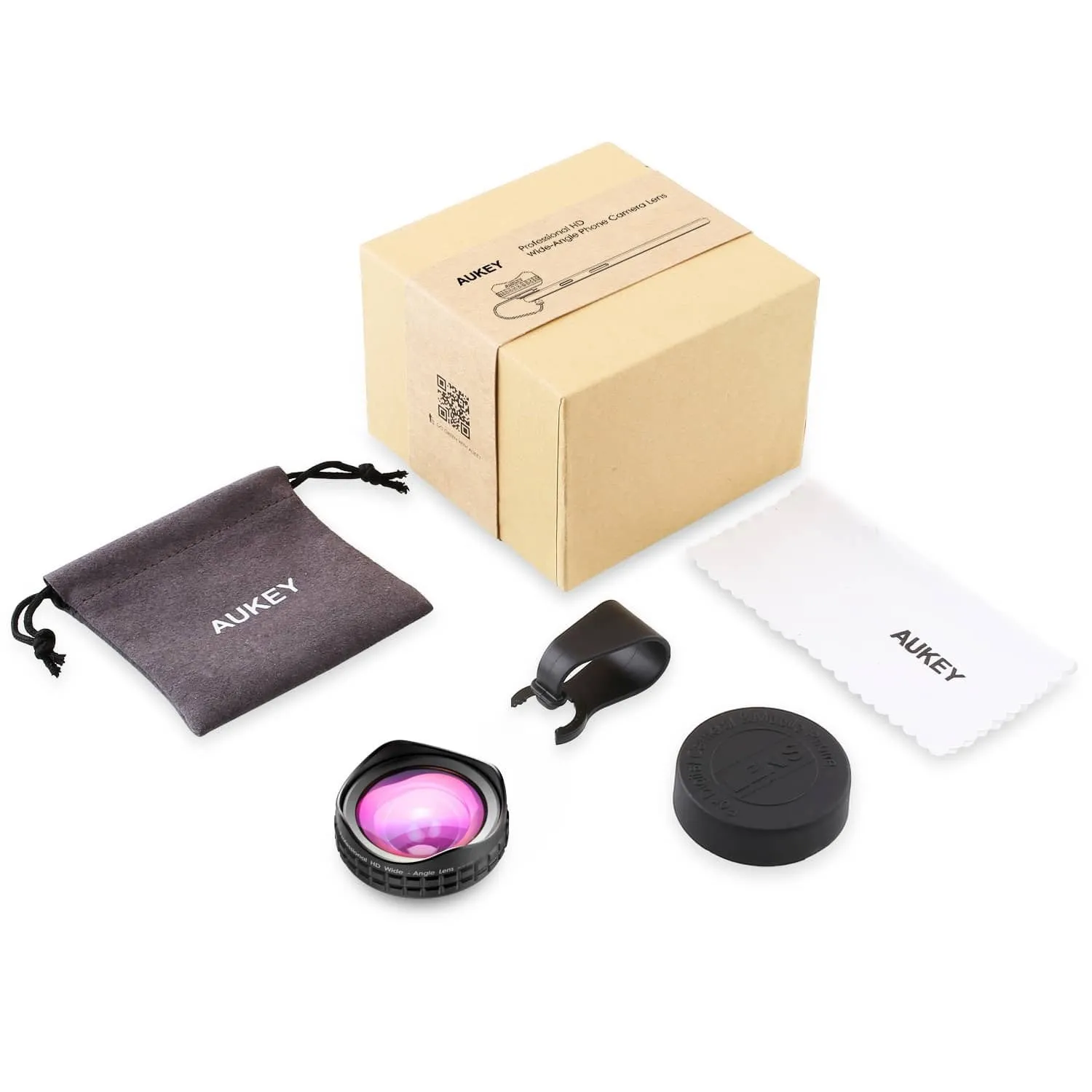 PL-WD01 Optic Pro 18MM 110 fov HD Wide Angle Phone Camera Lens Kit