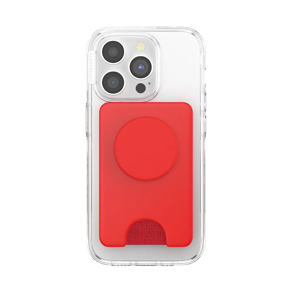 PopSockets MagSafe Phone Wallet - Rosso