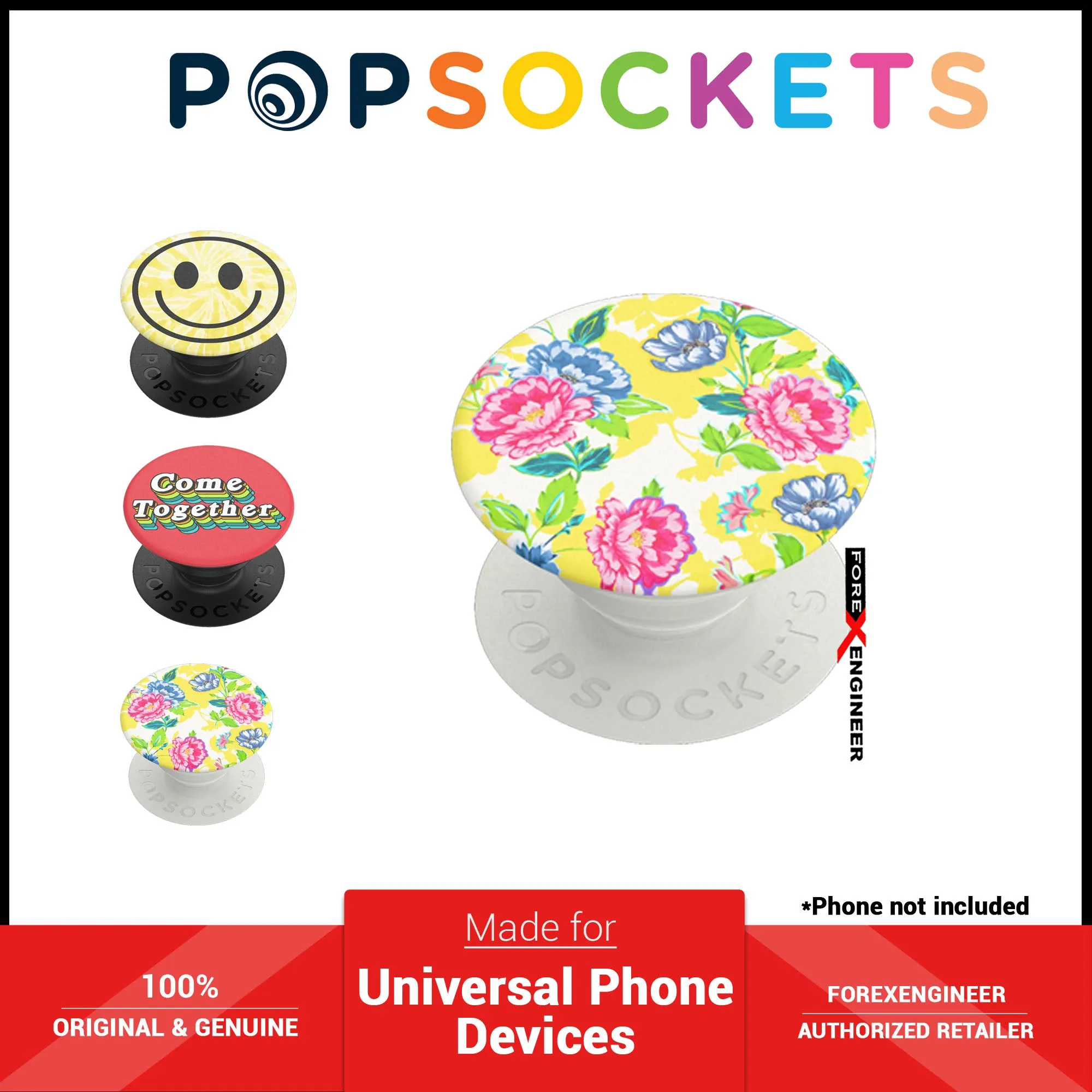 PopSockets PopGrip Swappable - Come Together