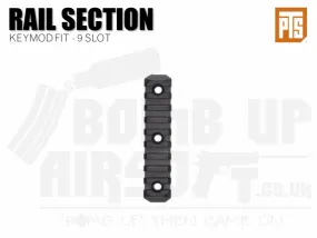 PTS Enhanced 9 Slot Keymod Rail Section