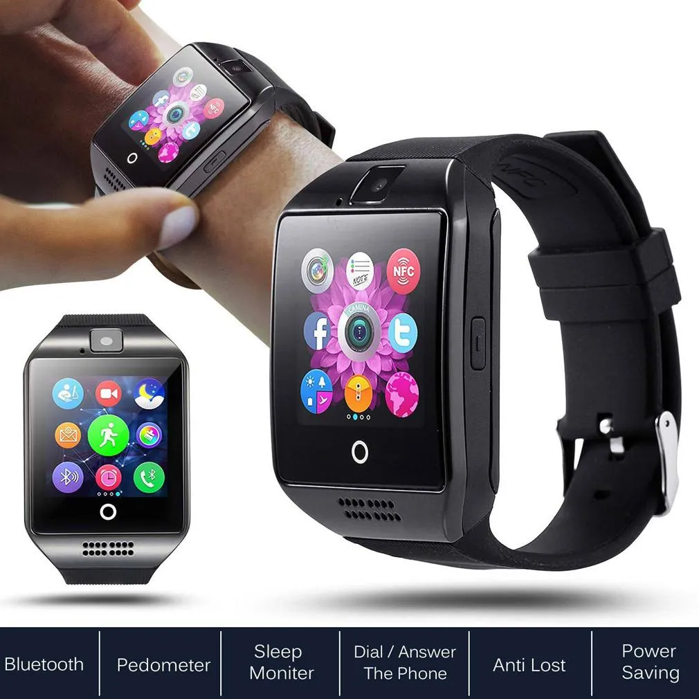 Q18 Bluetooth Smart Wrist Watch with Camera