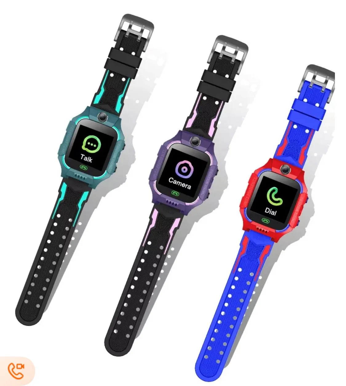 Q19 Smart Watch For Kids Green