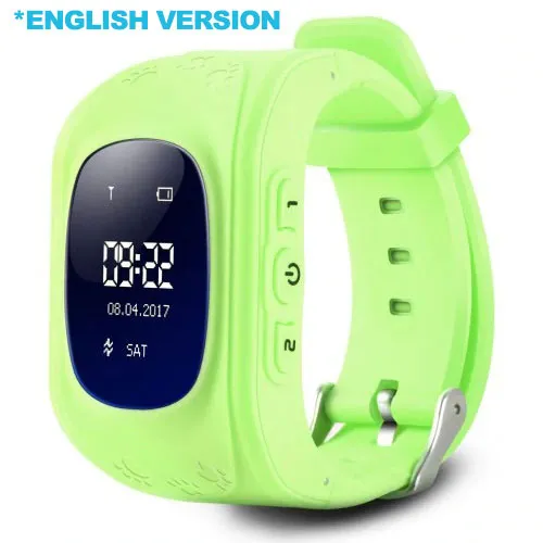 Q50 GPS smart Kids children's watch SOS call location finder child locator tracker anti-lost monitor baby watch IOS & Android