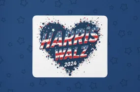 "Harris Walz 2024" Mouse Pad