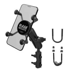 RAM X-GRIP PHONE MOUNT W/ M/C BRAKE/CLUTCH RESERVOIR BASE