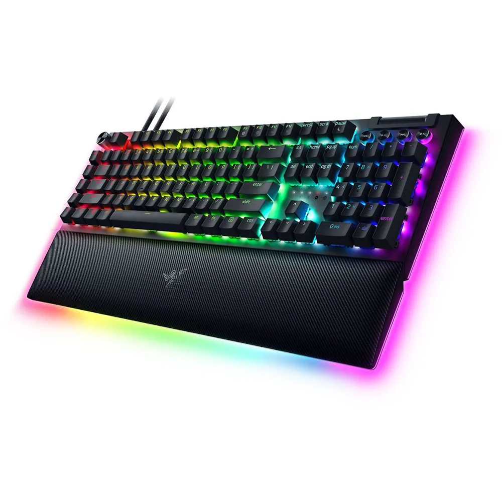 Razer Blackwidow V4 Pro - Mechanical Gaming Keyboard (Green Switch)