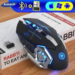 Rechargeable Wireless Mouse Gaming Computer