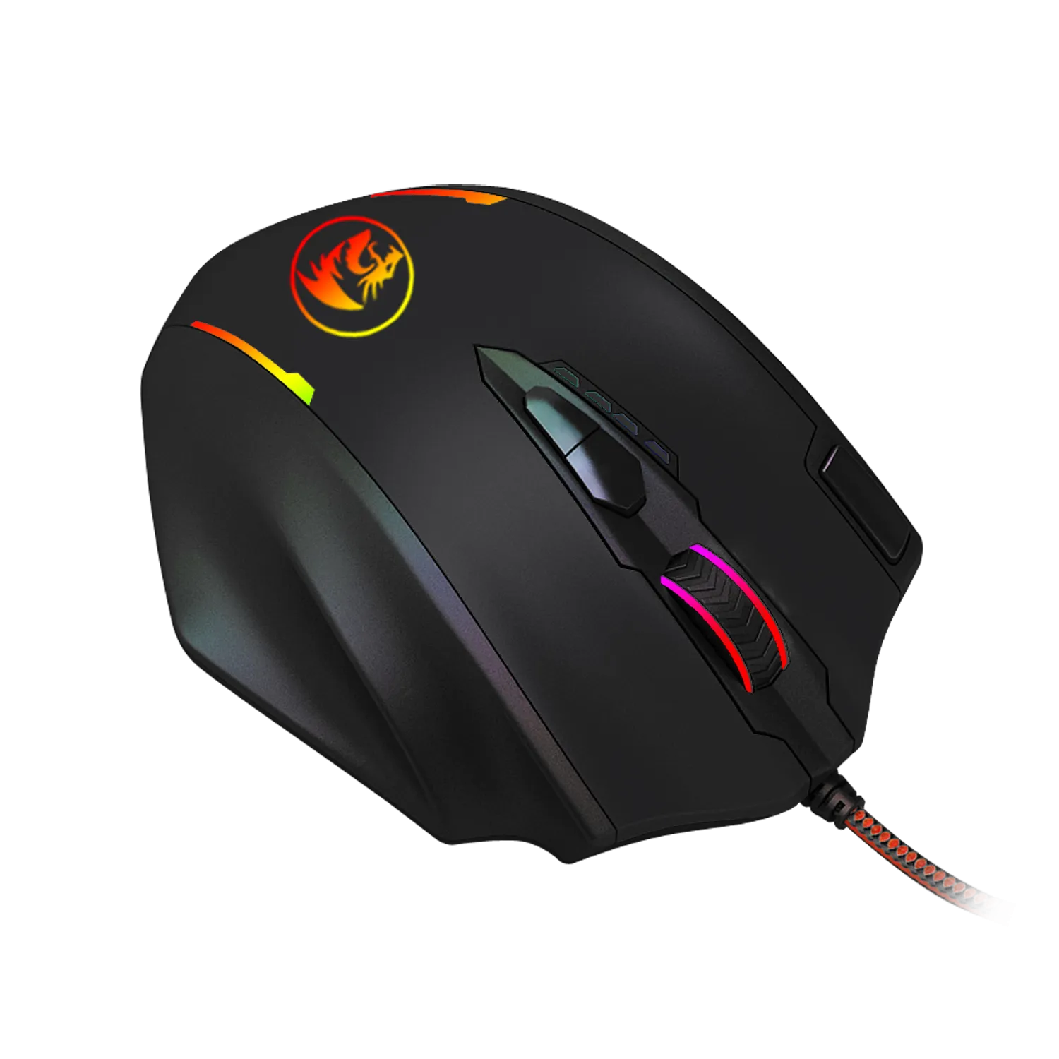 Redragon Impact 12400Dpi Mmo Gaming Mouse - Black