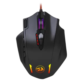 Redragon Impact 12400Dpi Mmo Gaming Mouse - Black