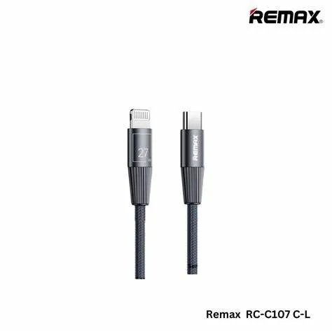 REMAX Zinc alloy brided fast charging 27W data cable type C to IPH