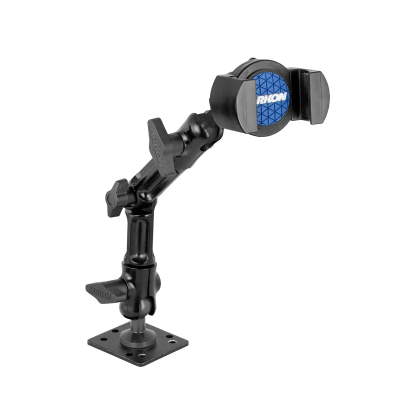 RoadVise Heavy-Duty Multi-Angle Phone Mount - 4-Hole AMPS Compatible