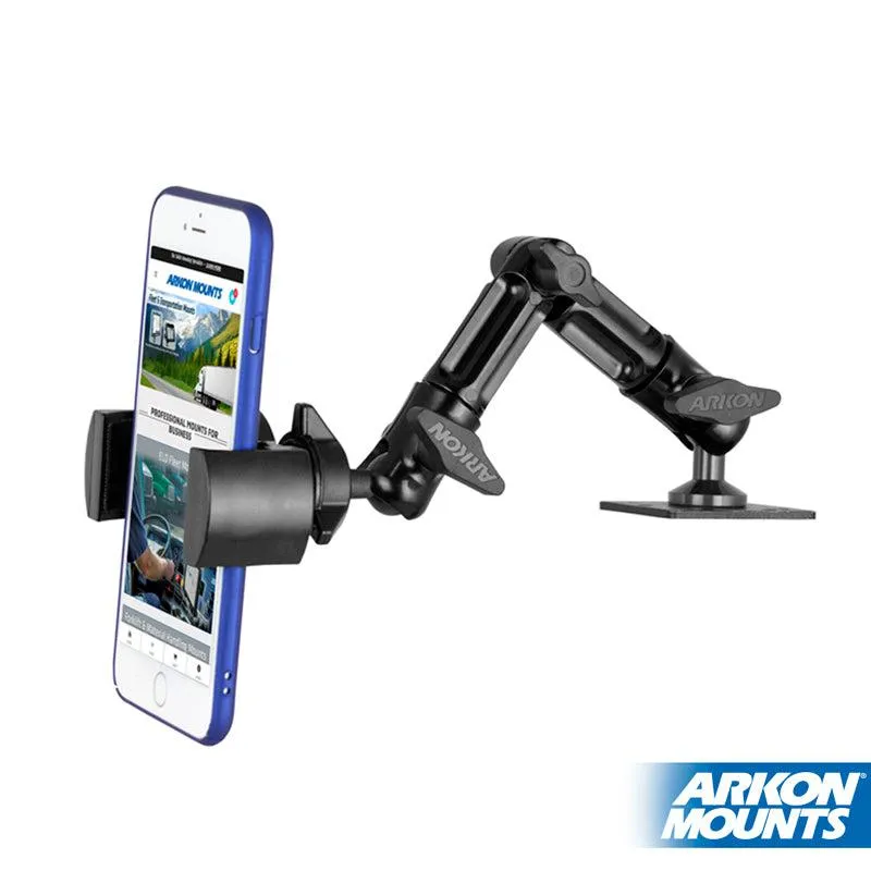 RoadVise Heavy-Duty Multi-Angle Phone Mount - 4-Hole AMPS Compatible