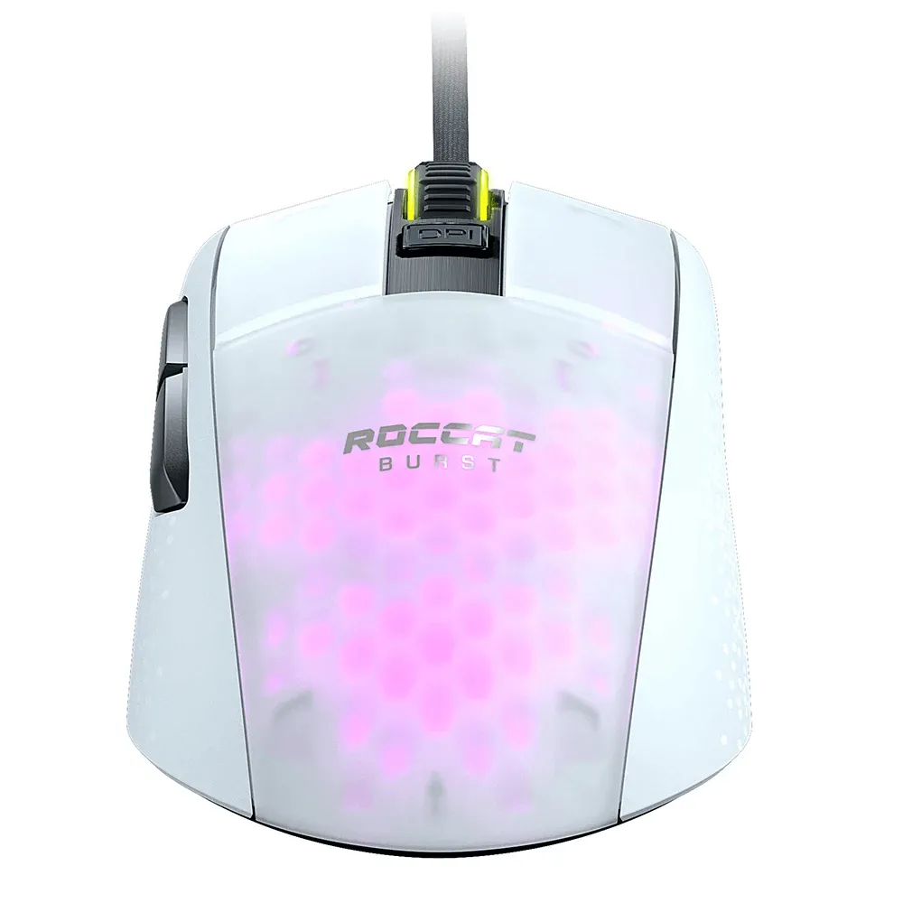 ROCCAT Gaming Mouse Burst Pro AIMO White RBG Light-Weight