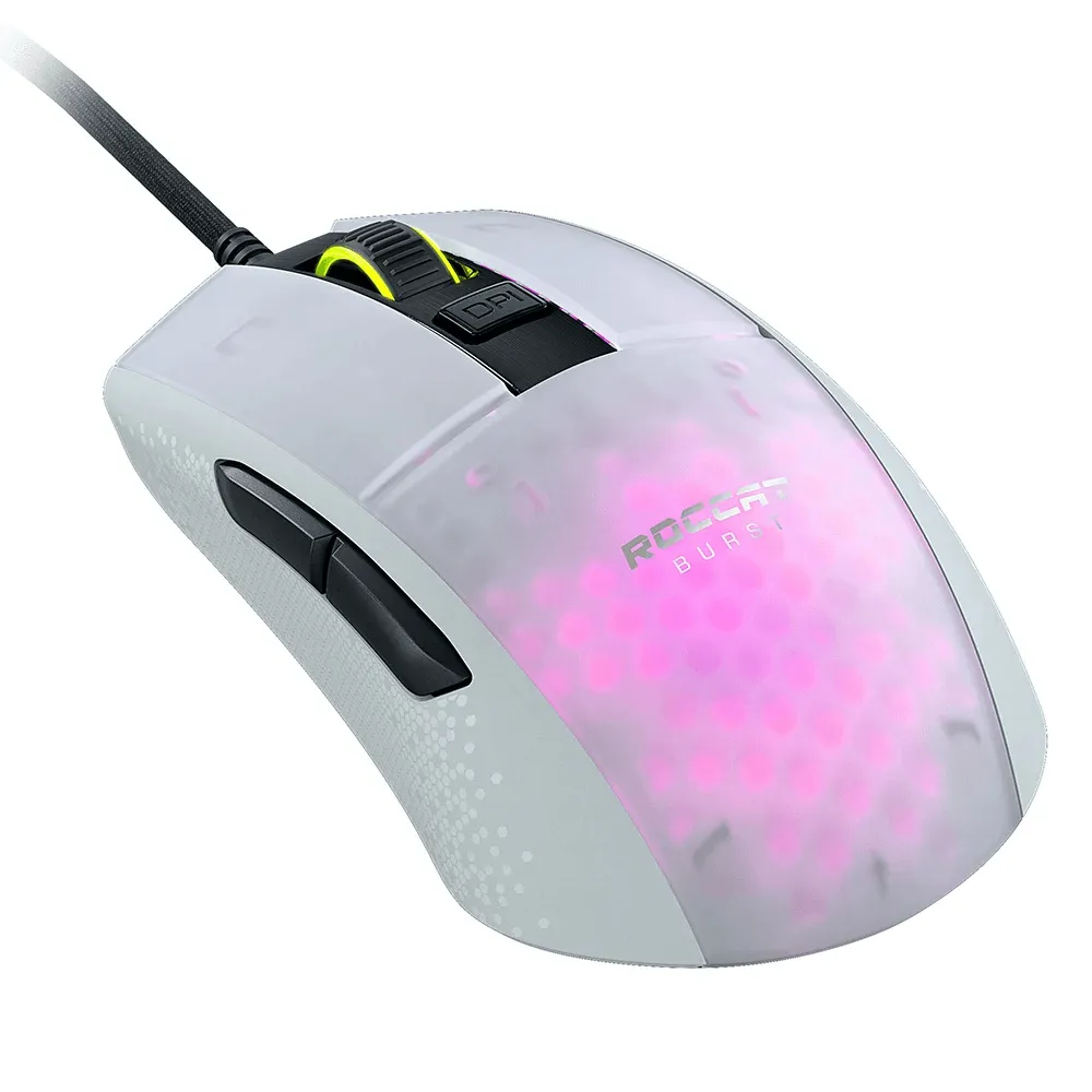 ROCCAT Gaming Mouse Burst Pro AIMO White RBG Light-Weight